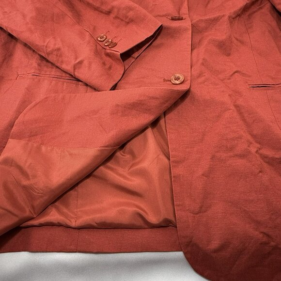 Jessica London Linen Suit Dress Business Jacket Women Size 32 Formal Pockets - Picture 9 of 12